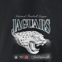 Sweat à capuche polaire Fanatics noir pour homme avec logo des Jaguars de Jacksonville au dos