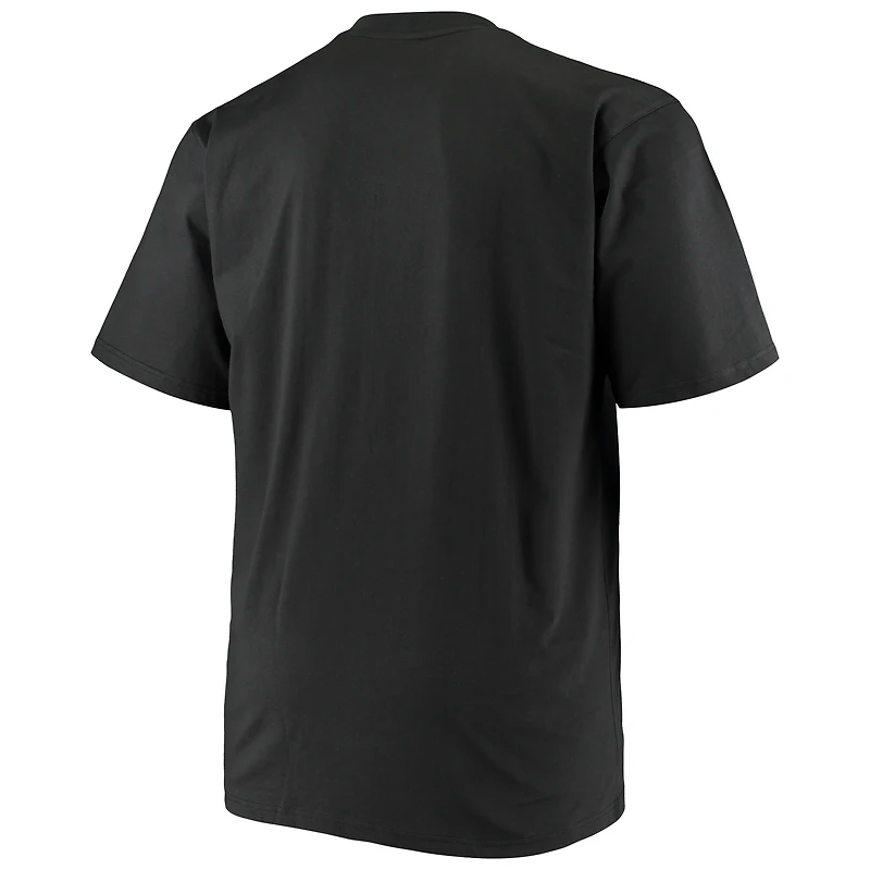 T-shirt noir Fanatics Jacksonville Jaguars Big & Tall Color Pop pour hommes