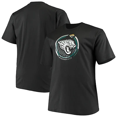 T-shirt noir Fanatics Jacksonville Jaguars Big & Tall Color Pop pour hommes