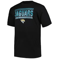 T-shirt pop noir Big & Tall Fanatics pour hommes des Jacksonville Jaguars