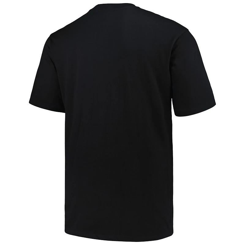 Men's Fanatics Black Jacksonville Jaguars Big & Tall Pop T-Shirt