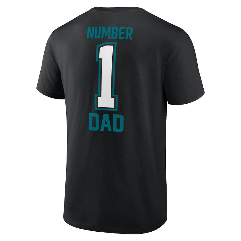 Men's Fanatics Black Jacksonville Jaguars Father's Day T-Shirt