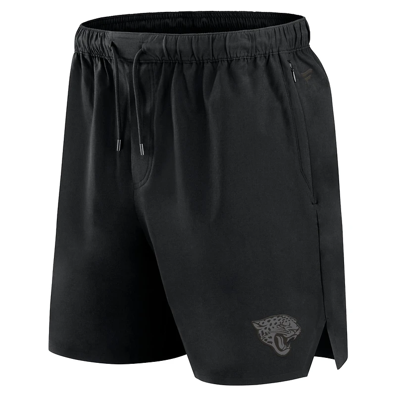 Men's Fanatics Black Jacksonville Jaguars Front Office Micro Tonal Shorts