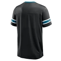 Men's Fanatics Black Jacksonville Jaguars Hometown Premium Hashmark V-Neck T-Shirt
