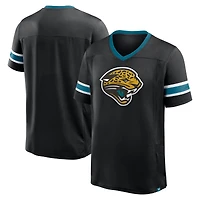 Men's Fanatics Black Jacksonville Jaguars Hometown Premium Hashmark V-Neck T-Shirt