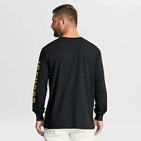 T-shirt à manches longues Fanatics noir pour homme