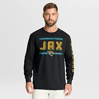 T-shirt à manches longues Fanatics noir pour homme