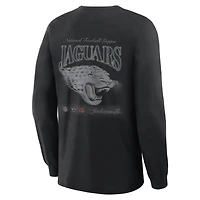 Men's Fanatics  Black Jacksonville Jaguars Midnight Falls Long Sleeve T-Shirt