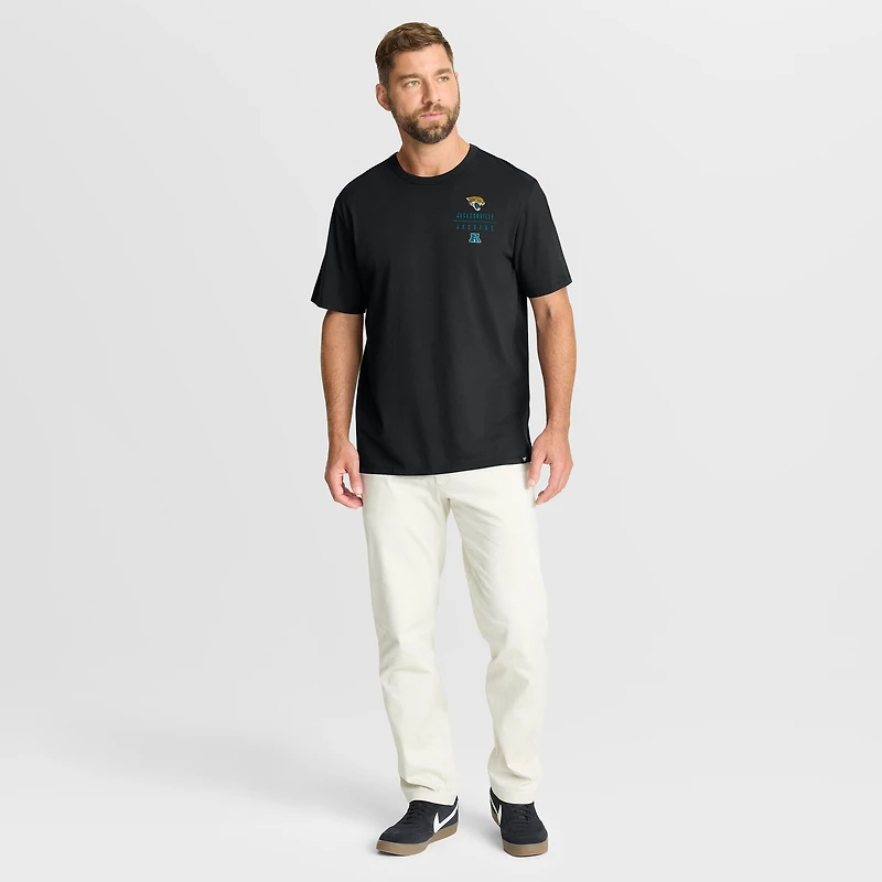 T-shirt noir Fanatics pour homme avec poche passe des Jaguars de Jacksonville
