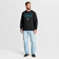 Sweat-shirt noir Fanatics pour homme, motif Powerful Throw Legacy des Jaguars de Jacksonville