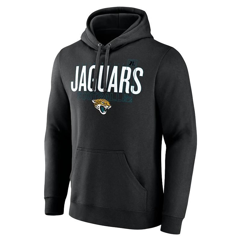 Sweat à capuche noir Jacksonville Jaguars Pylon Outline pour homme Fanatics