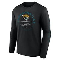 Men's Fanatics Black Jacksonville Jaguars Stat Sheet Long Sleeve T-Shirt