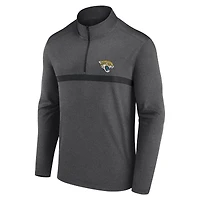 Pull zippé quart de tour Fanatics pour homme, couleur charbon, Jacksonville Jaguars