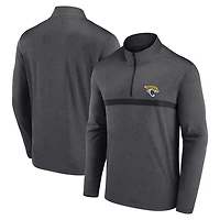 Pull zippé quart de tour Fanatics pour homme, couleur charbon, Jacksonville Jaguars