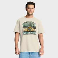 Men's Fanatics Cream Jacksonville Jaguars Team Archives T-Shirt