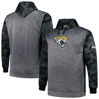 Sweat à capuche camouflage Big & Tall Fanatics Heather Charcoal Jacksonville Jaguars pour hommes