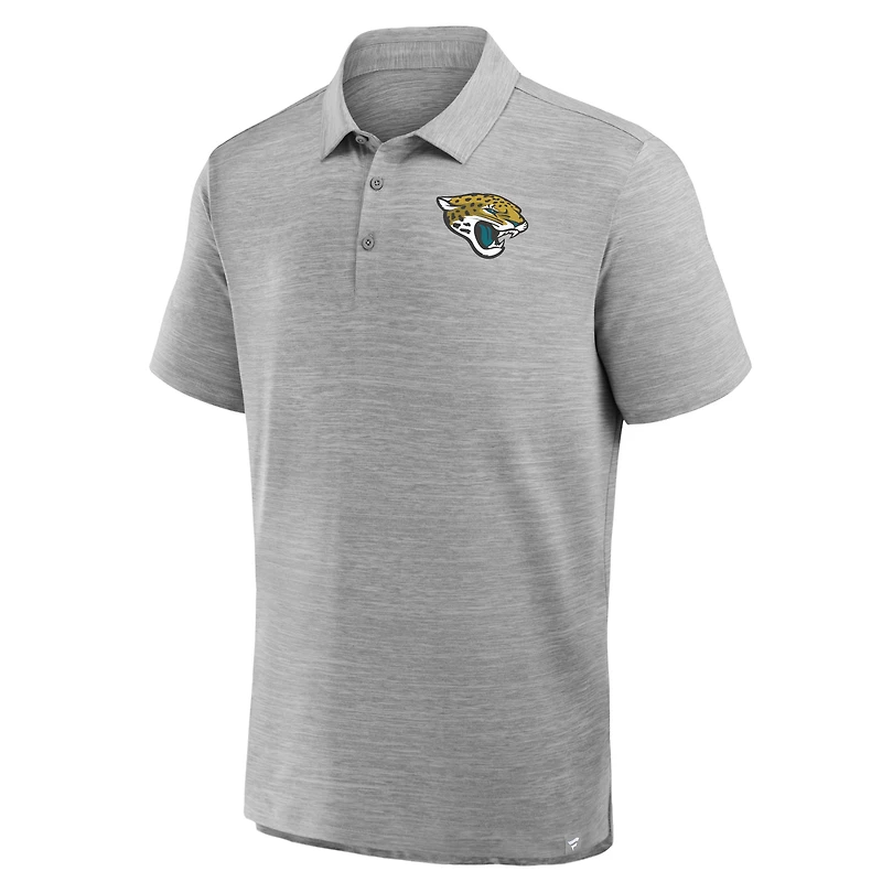 Men's Fanatics Heather Gray Jacksonville Jaguars Clutch Polo