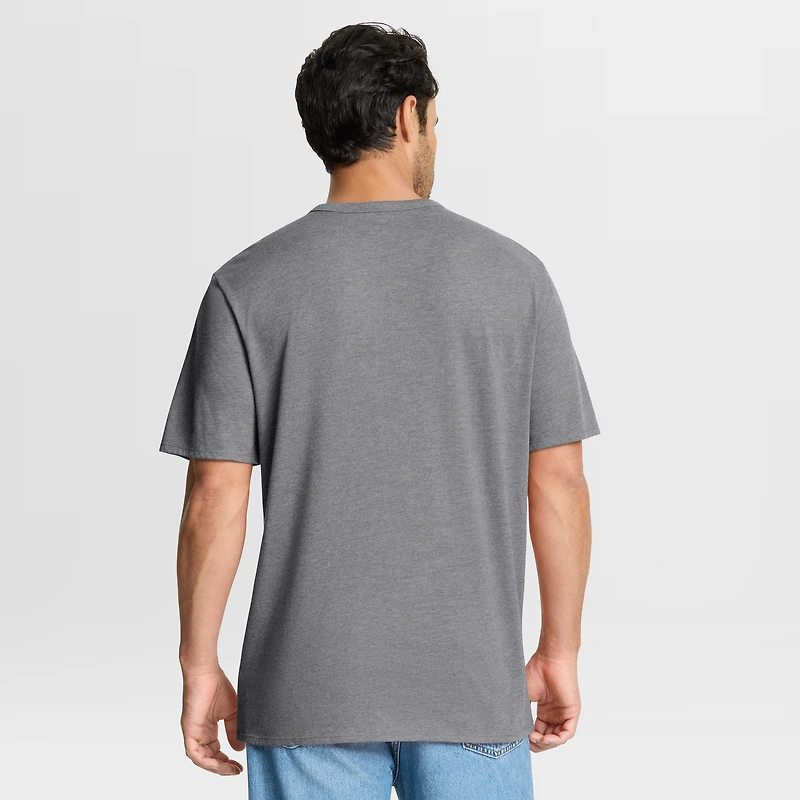 Men's Fanatics Heather Gray Jacksonville Jaguars First Down Tribute Tri-Blend T-Shirt