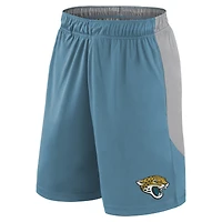 Short avec logo de l'équipe Big & Tall des Jacksonville Jaguars Fanatics pour hommes, bleu sarcelle