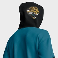 Sweat à capuche rétro pour homme, motif casque des Jaguars de Jacksonville, bleu sarcelle
