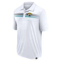 Polo sublimé grand et blanc Jacksonville Jaguars Fanatics pour hommes