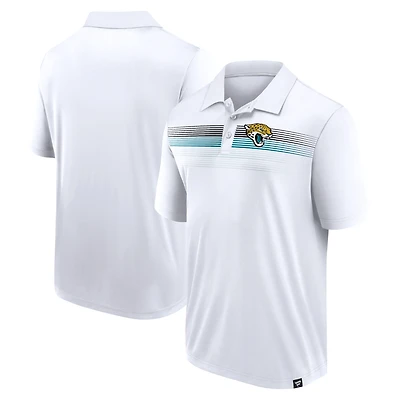 Polo sublimé grand et blanc Jacksonville Jaguars Fanatics pour hommes