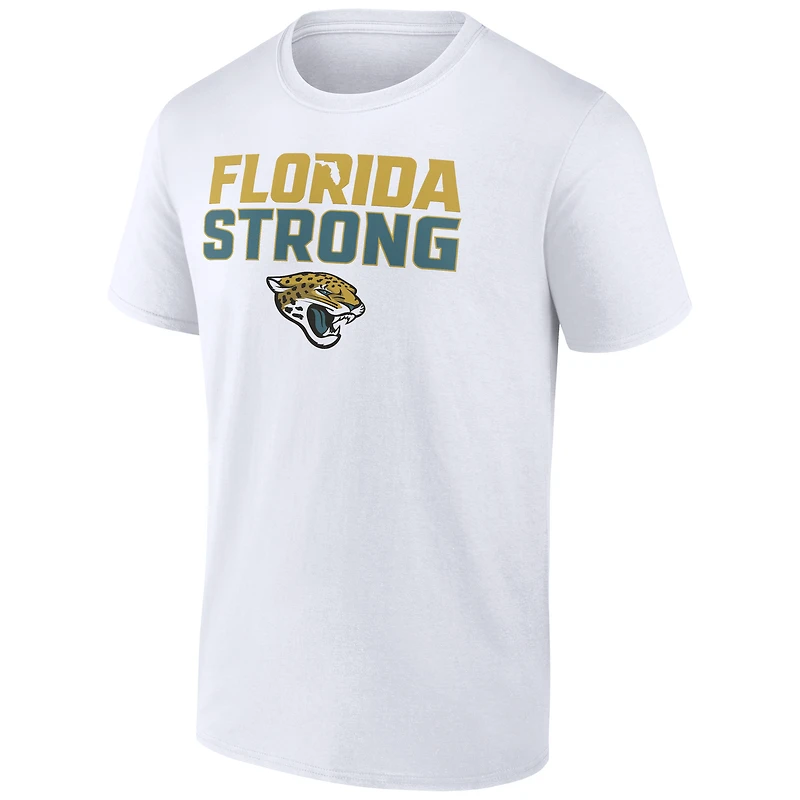 Men's Fanatics White Jacksonville Jaguars Florida Strong T-Shirt