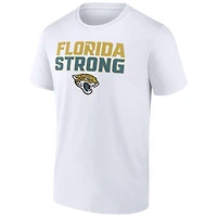 Men's Fanatics White Jacksonville Jaguars Florida Strong T-Shirt