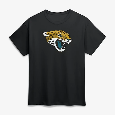 Men's Logo Athletic  Black Jacksonville Jaguars Primary T-Shirt