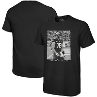 T-shirt surdimensionné avec image de joueur Majestic Threads Trevor Lawrence pour hommes, noir, Jacksonville Jaguars