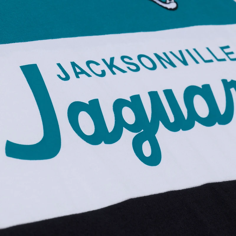 Débardeur homme Mitchell & Ness noir/turquoise de l'entraîneur-chef des Jaguars Jacksonville