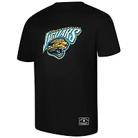 Men's Mitchell & Ness Black Jacksonville Jaguars Classic Crew Neck T-Shirt
