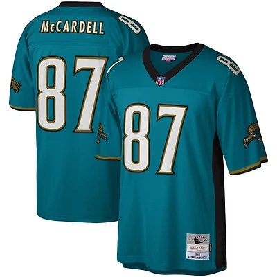 Maillot réplique Mitchell & Ness Keenan McCardell bleu sarcelle des Jaguars de Jacksonville pour homme