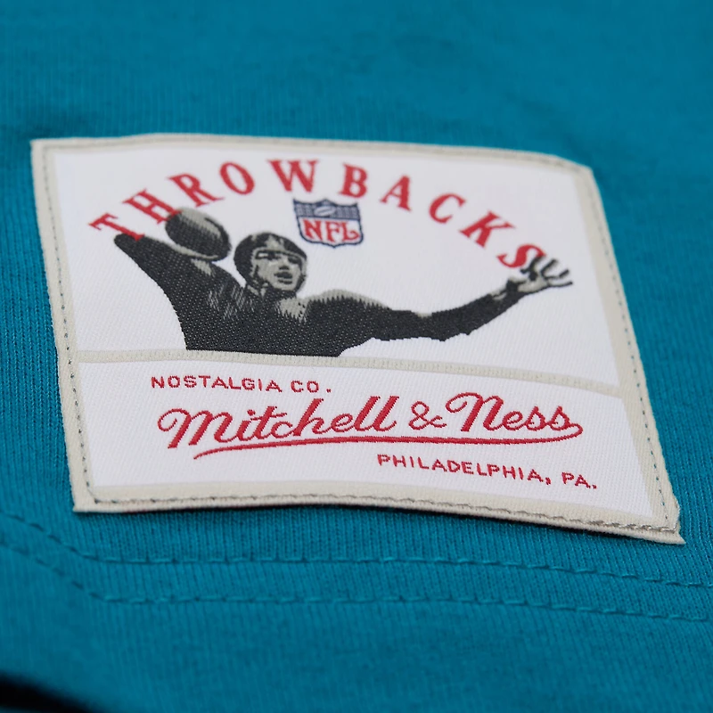 Débardeur rétro colorblock bleu sarcelle pour homme Mitchell & Ness des Jaguars de Jacksonville
