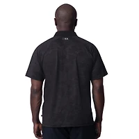 Men's MSX by Michael Strahan Black Jacksonville Jaguars Baseline Raglan Polo