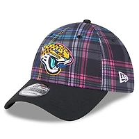 Casquette à carreaux 39THIRTY Flex Jacksonville Jaguars 2024 NFL Crucial Catch pour homme New Era noire