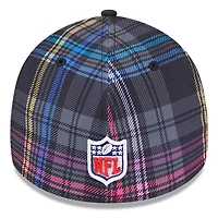 Casquette à carreaux 39THIRTY Flex Jacksonville Jaguars 2024 NFL Crucial Catch pour homme New Era noire