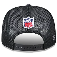 Men's New Era Black Jacksonville Jaguars 2024 NFL Crucial Catch Plaid 9SEVENTY Trucker Snapback Hat