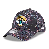 Casquette New Era noire Jacksonville Jaguars 2025 NFL Crucial Catch 39THIRTY Flex pour homme