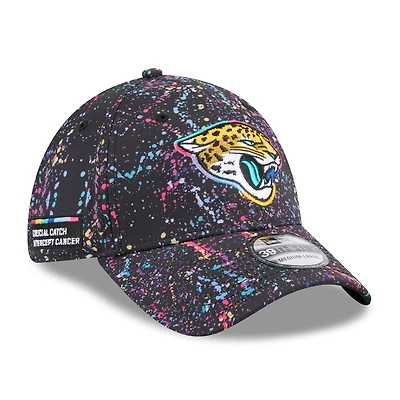 Men's New Era Black Jacksonville Jaguars 2025 NFL Crucial Catch 39THIRTY Flex Hat
