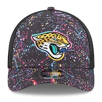 Men's New Era Black Jacksonville Jaguars 2025 NFL Crucial Catch 9FORTY Adjustable Hat