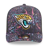 Casquette snapback 9FIFTY noire New Era Jacksonville Jaguars 2025 NFL Crucial Catch pour homme