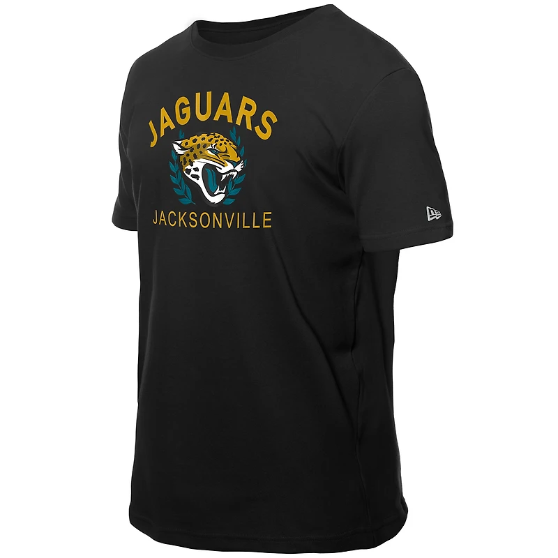 T-shirt noir New Era pour homme, Jacksonville Jaguars, repêchage NFL 2025