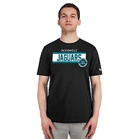 Men's New Era  Black Jacksonville Jaguars 3rd Down High Density Print T-Shirt