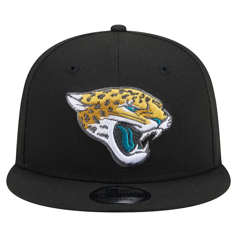 Men's New Era Black Jacksonville Jaguars 9FIFTY Snapback Hat