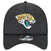Men's New Era Black Jacksonville Jaguars  Active Tech 39THIRTY Flex Hat