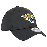 Men's New Era Black Jacksonville Jaguars  Active Tech 39THIRTY Flex Hat