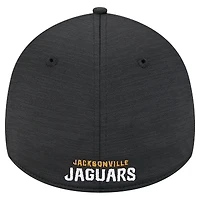 Men's New Era Black Jacksonville Jaguars  Active Tech 39THIRTY Flex Hat