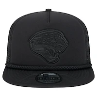 Casquette de golf à visière snapback Active Tone noire des Jaguars de Jacksonville de New Era pour homme