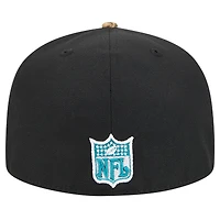 Men's New Era Black Jacksonville Jaguars Active Two-Tone Camo 59FIFTY Fitted Hat